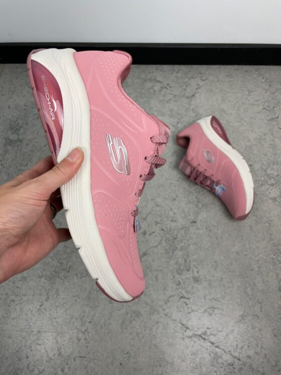 Rosa Skechers med memory foam og god stødabsorbering