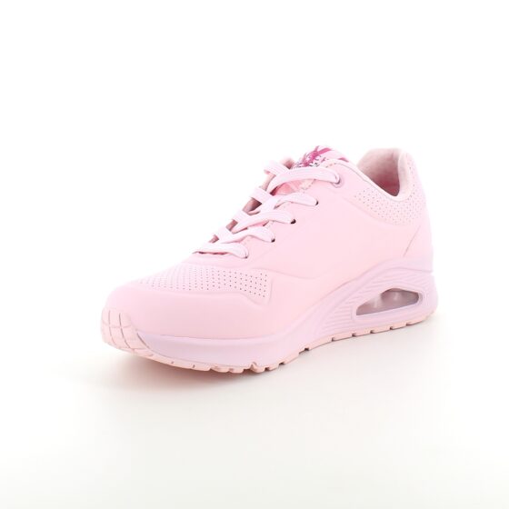 Lyserosa hjertesko fra Skechers