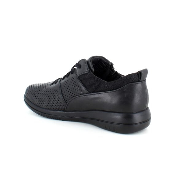 Pustende sorte joggesko fra Green Comfort