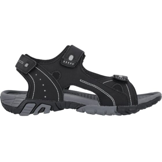 Sandal for brede føtter med ekstra svangstøtte