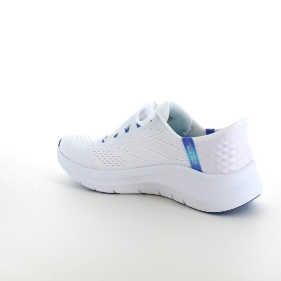 Hvite Slip-ins fra Skechers med svangstøtte