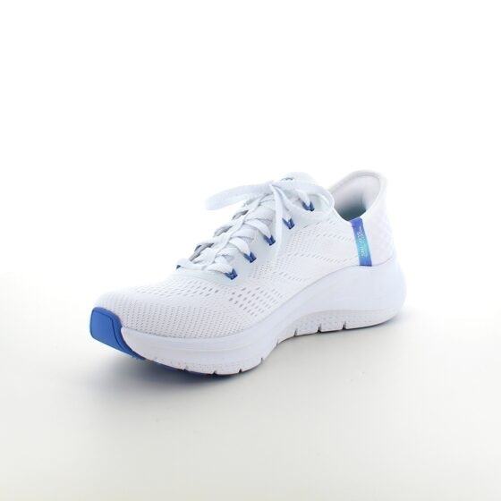 Hvite Slip-ins fra Skechers med svangstøtte