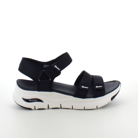 Sort ArchFit sandal fra Skechers