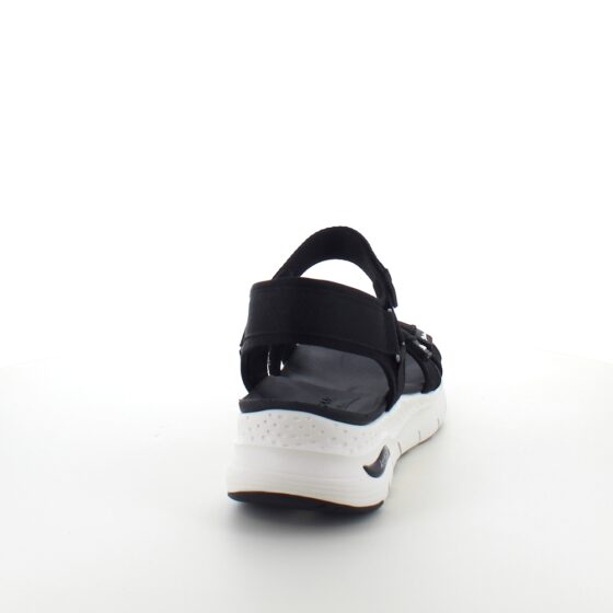 Sort ArchFit sandal fra Skechers