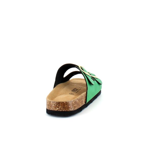 Grønn Cruz biosandal med brede remmer