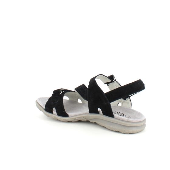 Sandal med lærsåle og stilige reimer