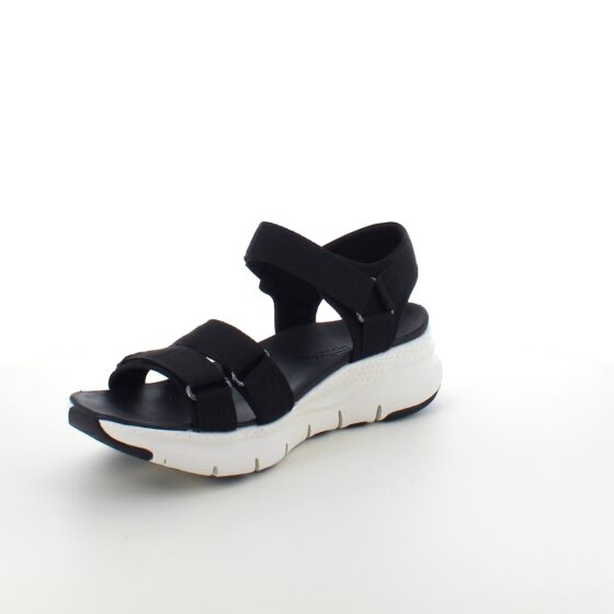 Sort ArchFit sandal fra Skechers