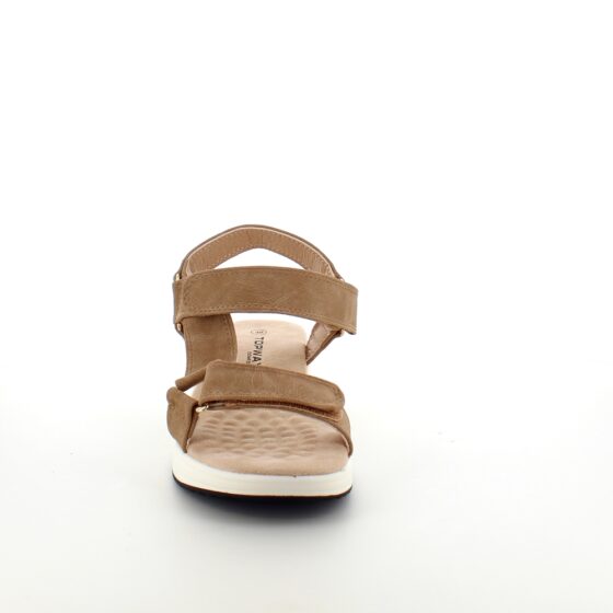 Brun sandal med god såle og støtte