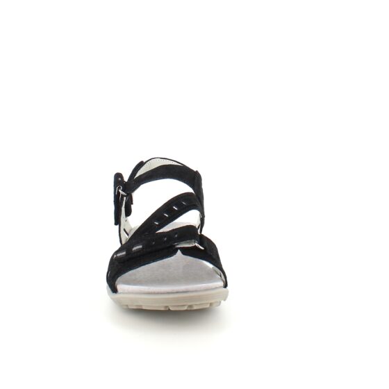 Sandal med lærsåle og stilige reimer