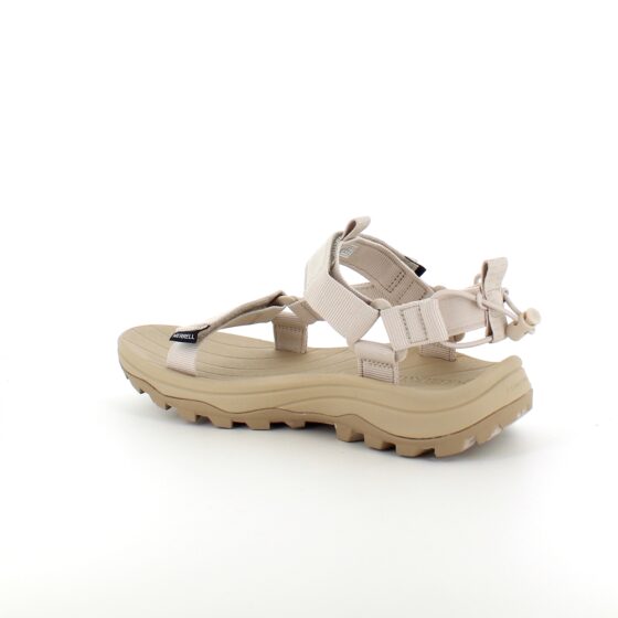 Merrell tursandal med borrelåsremmer og svangstøtte