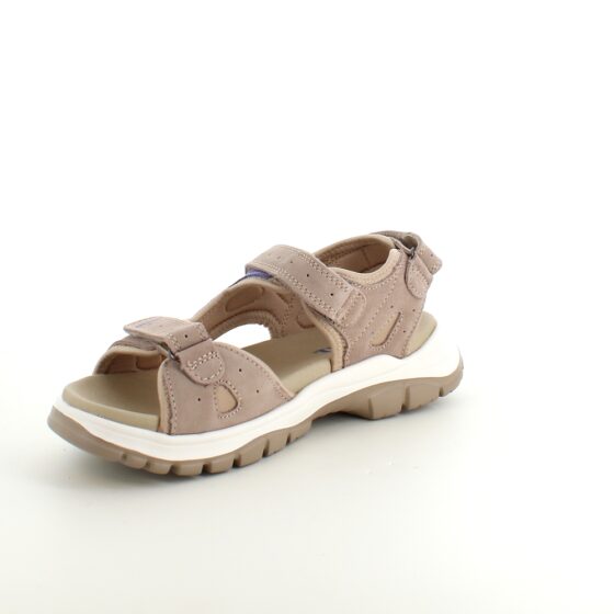 Bred sandal med 3 justerbare remmer fra Green Comfort