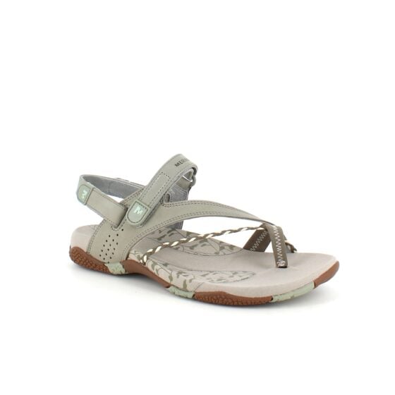 Grønn Merrell Siena sandal med tåsplit og fine detaljer