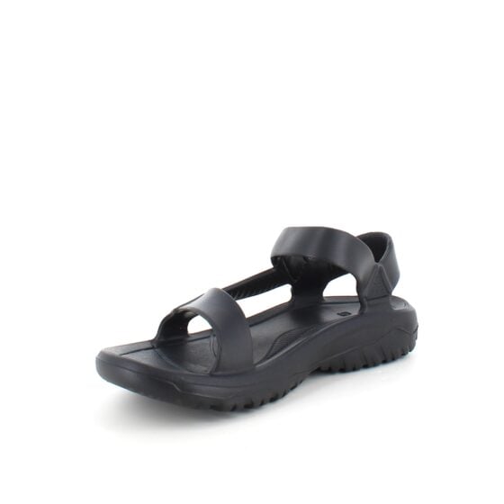 Svart lettvekts sandal fra Teva med fotbuestøtte
