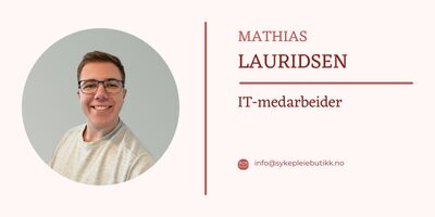 Mathias Lauridsen, IT-Medarbeider