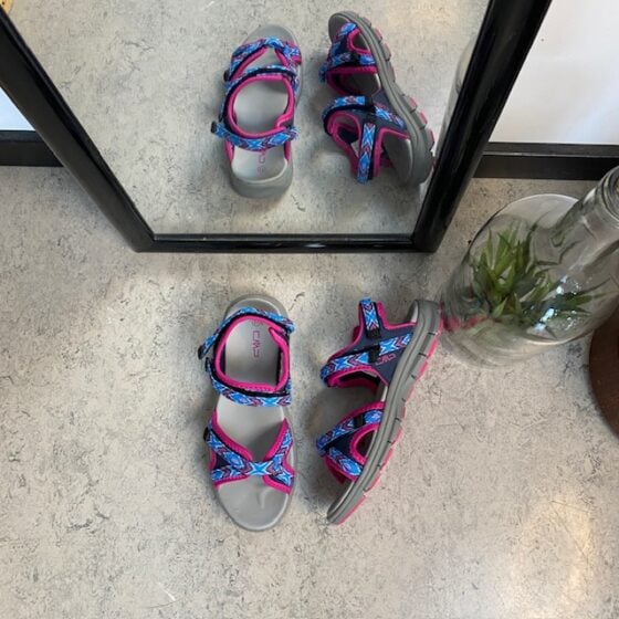 Blå/Rosa CMP lettvekts sandal med fantastisk komfort