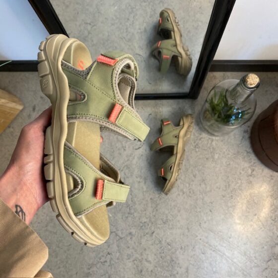 Grønn Green Comfort sandal til deg som går og står mange timer