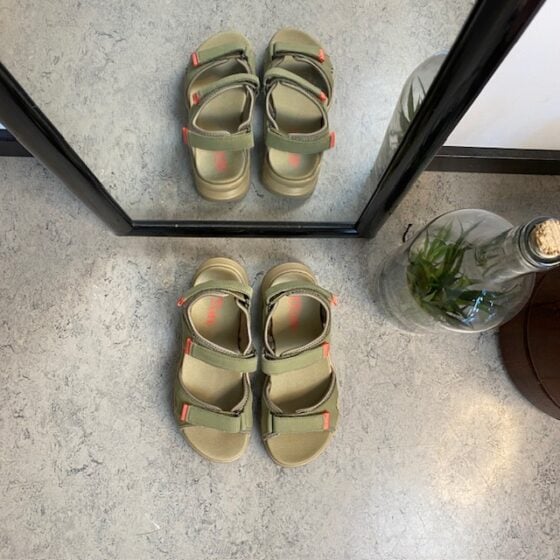 Grønn Green Comfort sandal til deg som går og står mange timer