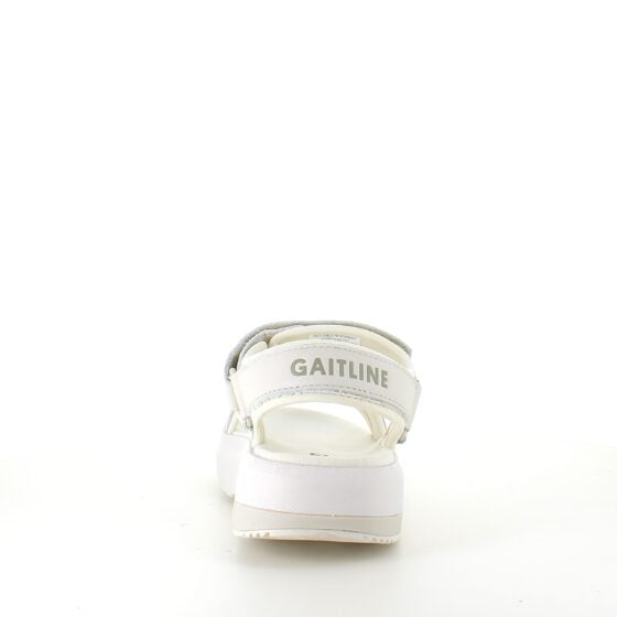 Hvit Gaitline sandal med gangesåle
