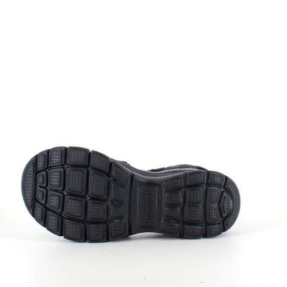 Svart Step-Ins sandal med god passform