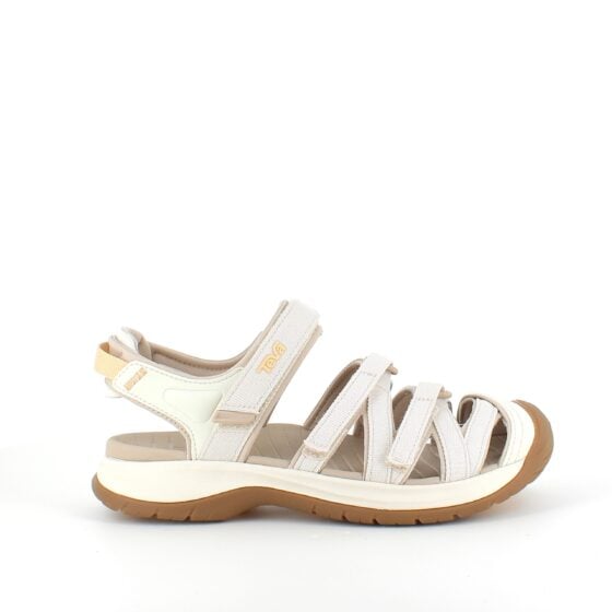 Lys lukket Teva Tirra sandal med buestøtte