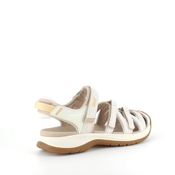 Lys lukket Teva Tirra sandal med buestøtte