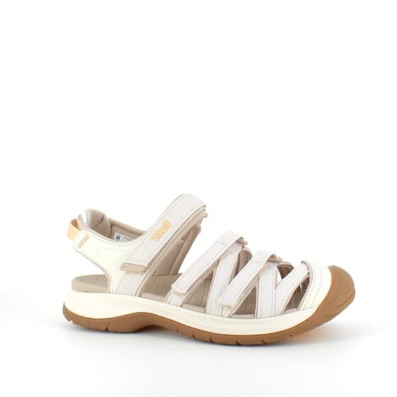 Lys lukket Teva Tirra sandal med buestøtte