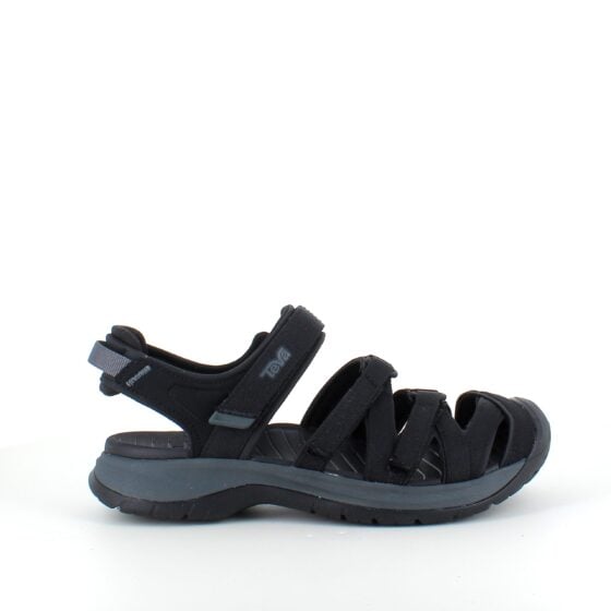 Svart lukket Teva Tirra sandal med fotbuestøtte