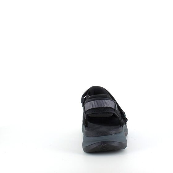Svart lukket Teva Tirra sandal med fotbuestøtte