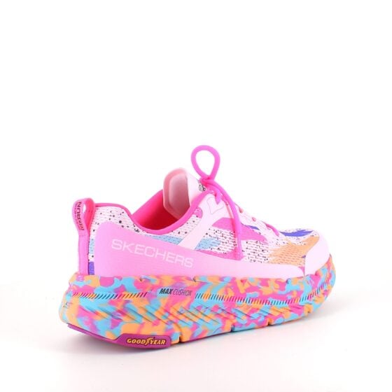 Skechers Max Cushion: Komfortable, flerfargede hverdagssko med støtte.