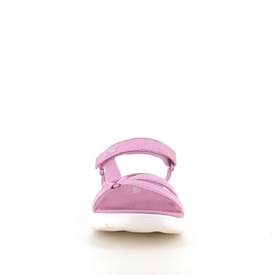 Rosa Skechers GOwalk sandal, bred modell