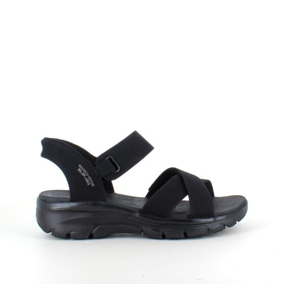 Svart Step-Ins sandal med god passform