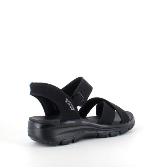 Svart Step-Ins sandal med god passform
