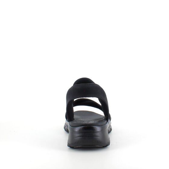 Svart Step-Ins sandal med god passform