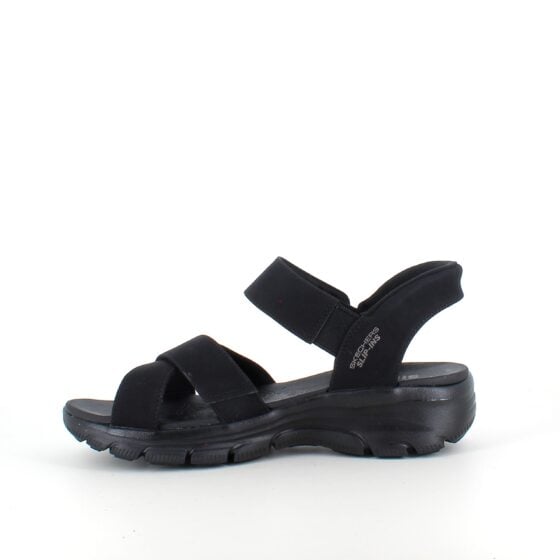 Svart Step-Ins sandal med god passform