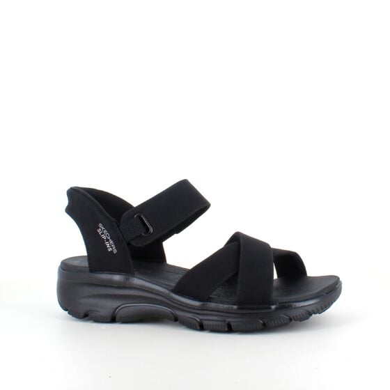 Svart Step-Ins sandal med god passform