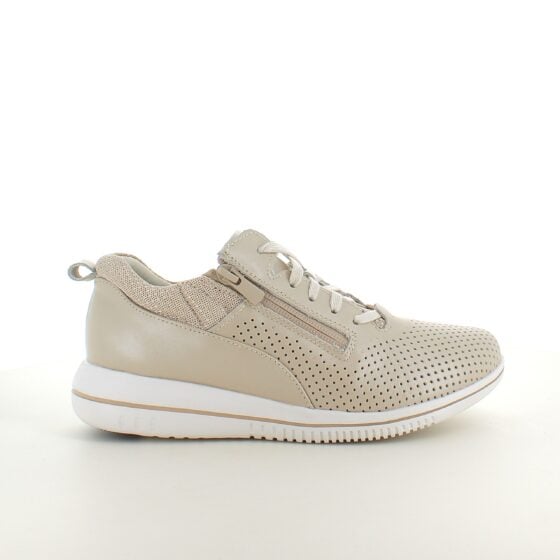 Pustende beige joggesko fra Green Comfort