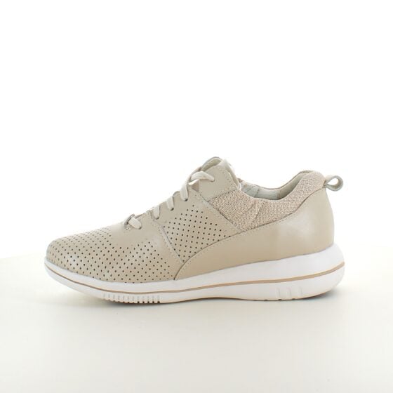 Pustende beige joggesko fra Green Comfort