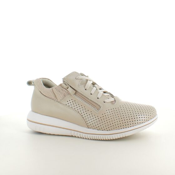 Pustende beige joggesko fra Green Comfort