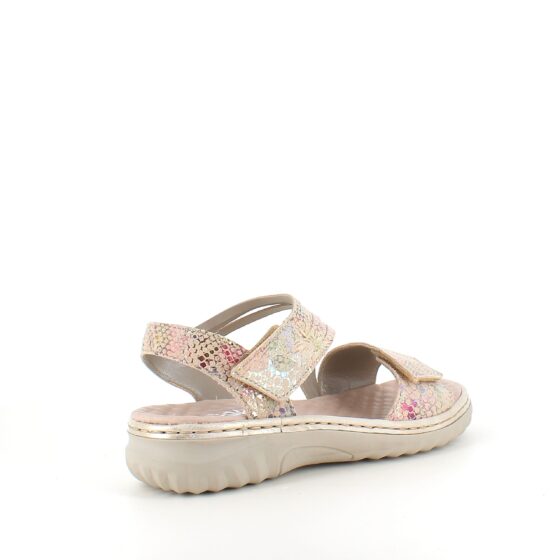Rieker sandal i mykt skinn