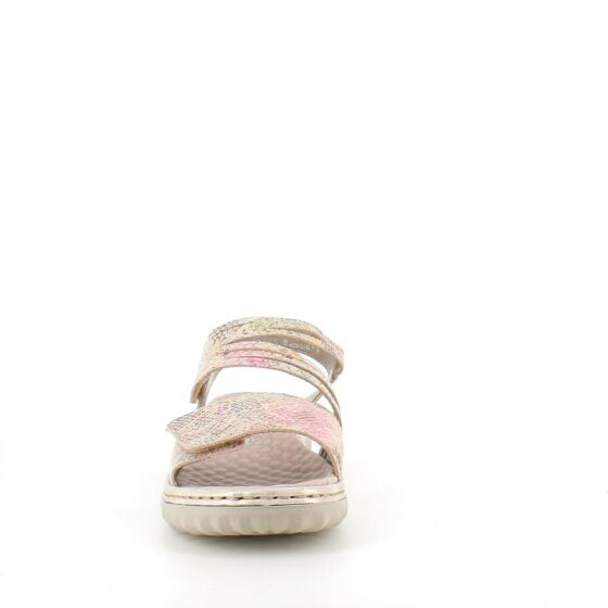 Rieker sandal i mykt skinn