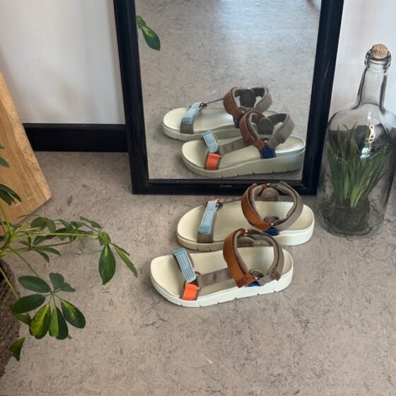 Flerfarget Green Comfort sandal