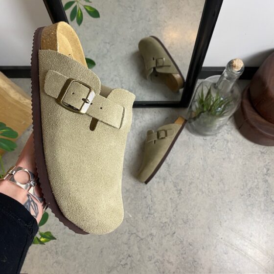 Gråbrun clog sandal fra Cph-Copenhagen