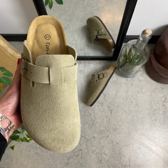 Gråbrun clog sandal fra Cph-Copenhagen