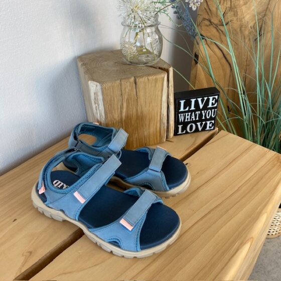 Blå Green Comfort sandal for deg som går og står mange timer