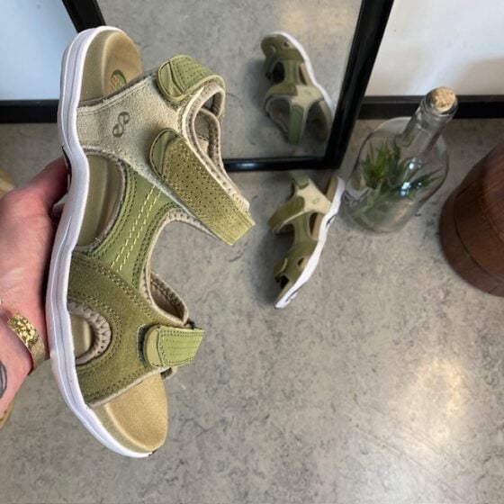 Grønn Corsica sandal fra Green Comfort med god svangstøtte
