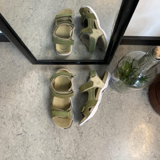 Grønn Corsica sandal fra Green Comfort med god svangstøtte