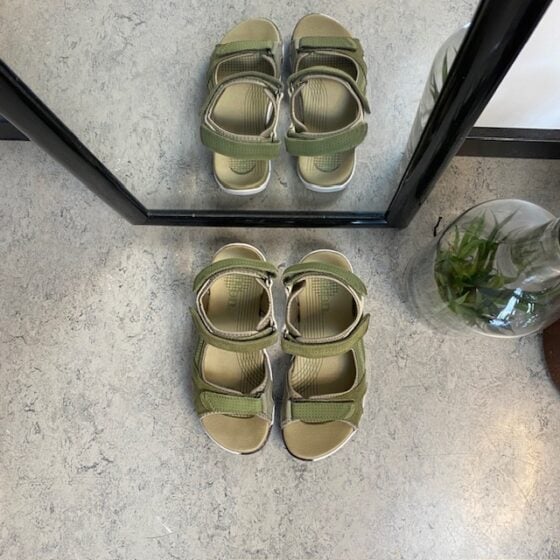 Grønn Corsica sandal fra Green Comfort med god svangstøtte