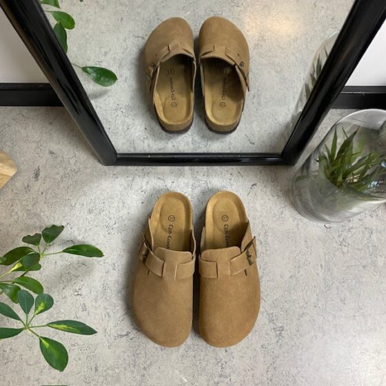 Lysebrun clog sandal fra Cph-Copenhagen