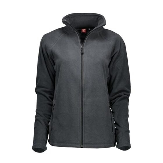 Nybo Grå Dame Skjorte & Outdoort Microfleece Cardigan, Antipilling, Elastisk, Figursydd