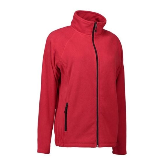 Nybo Rød Dame Skjorter & Outdoort Microfleece Cardigan, Antipilling, Elastikk